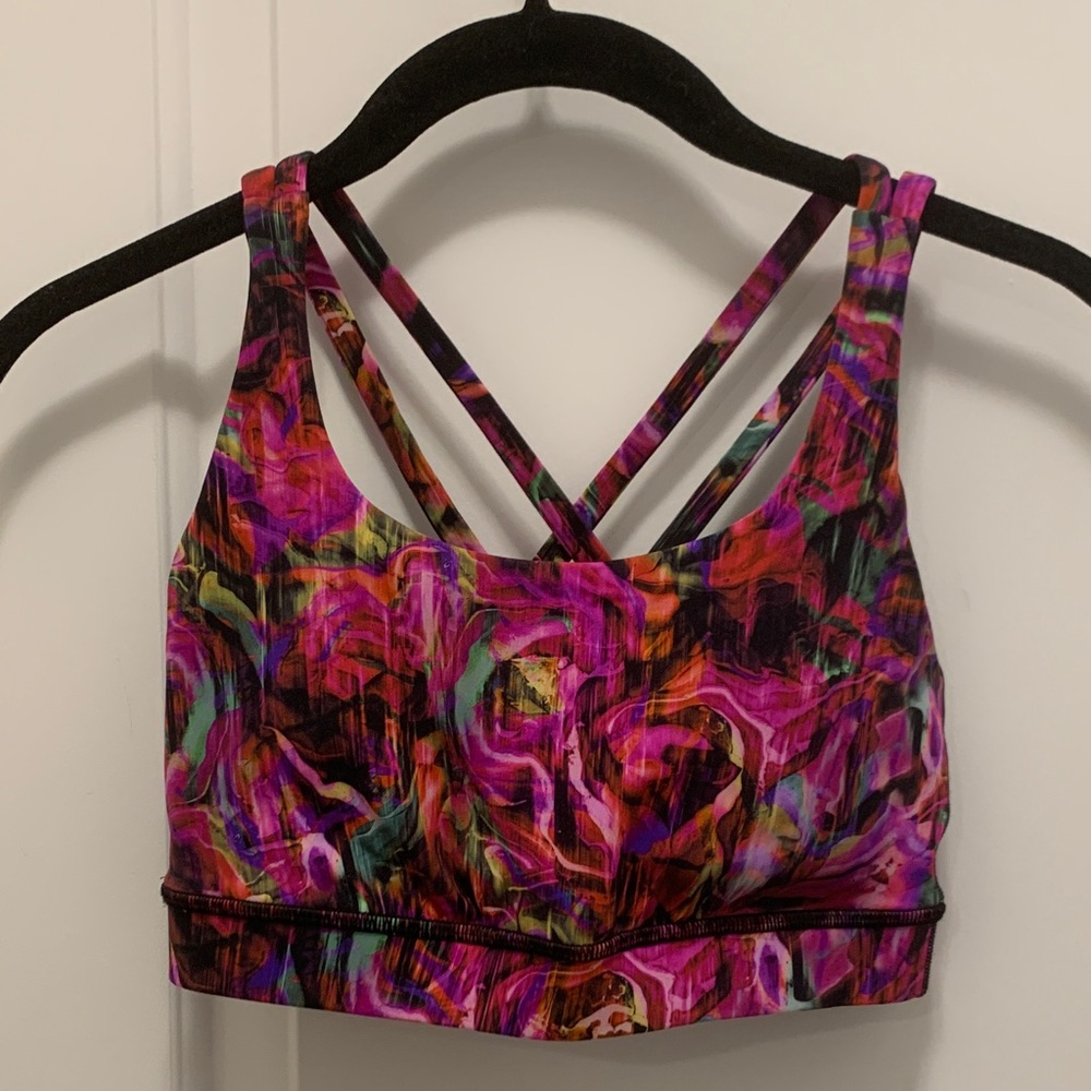lululemon athletica Colourful Strappy Sports Bra